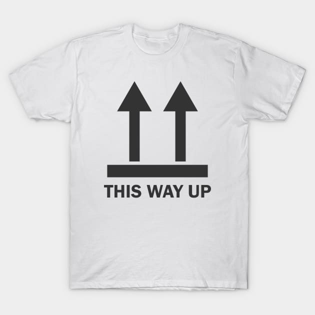 This Way Up - Light Tees T-Shirt by LuneFolk